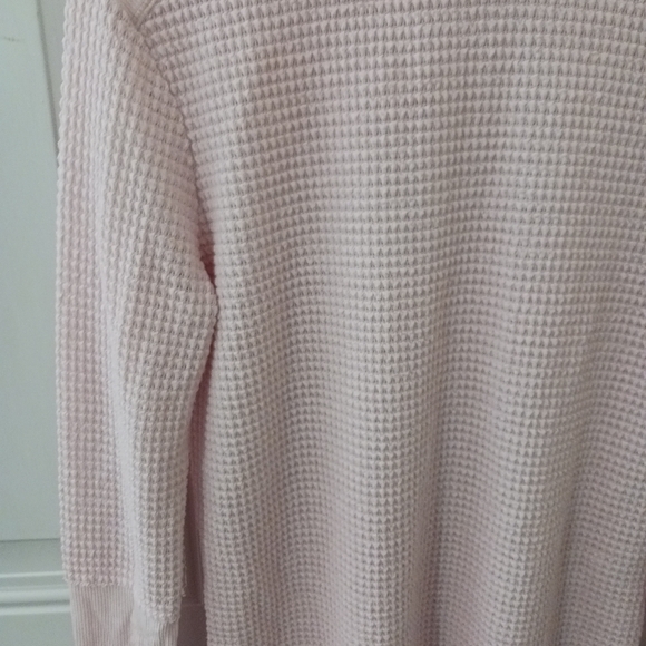 Sundance Thermal Waffle Knit Popover Top pink medium - Picture 4 of 11